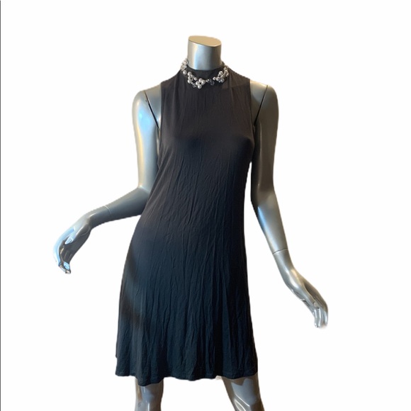 Long Gold Zipper Dress - Picture 3 of 9